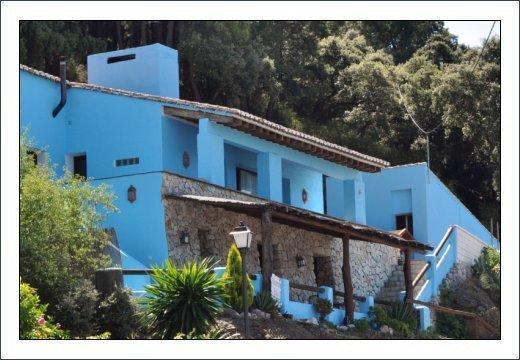Casas Rurales Juzcar Centro Exterior foto
